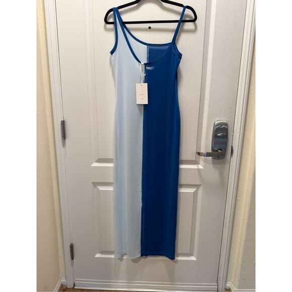 Significant Other Ayda Midi Dress Cobalt Splice Cover up Beach Size Size 4 NWT - Picture 6 of 8